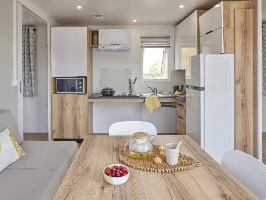 Mobilhome 4 personnes - Mobil-home PREMIUM - 33m² - 2 chambres + Climatisation (accessible PMR) 4