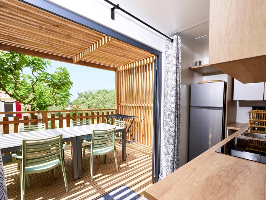 Mobilhome 6 personnes - Mobil-home PREMIUM - 32 m² - 3 chambres + climatisation 7