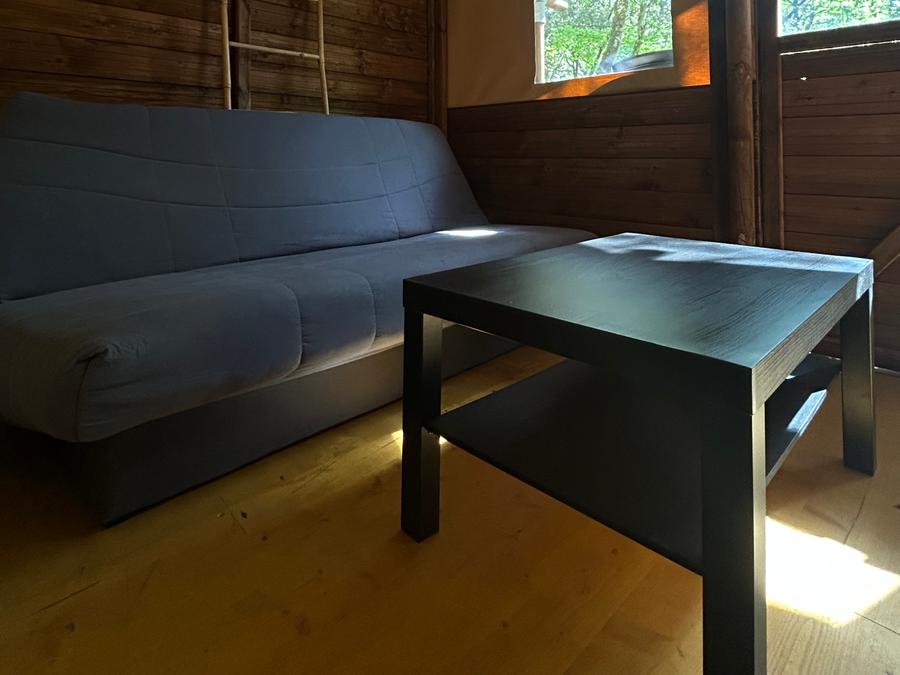 Tente en toile et en bois 6 personnes - Paillote sur pilotis 12