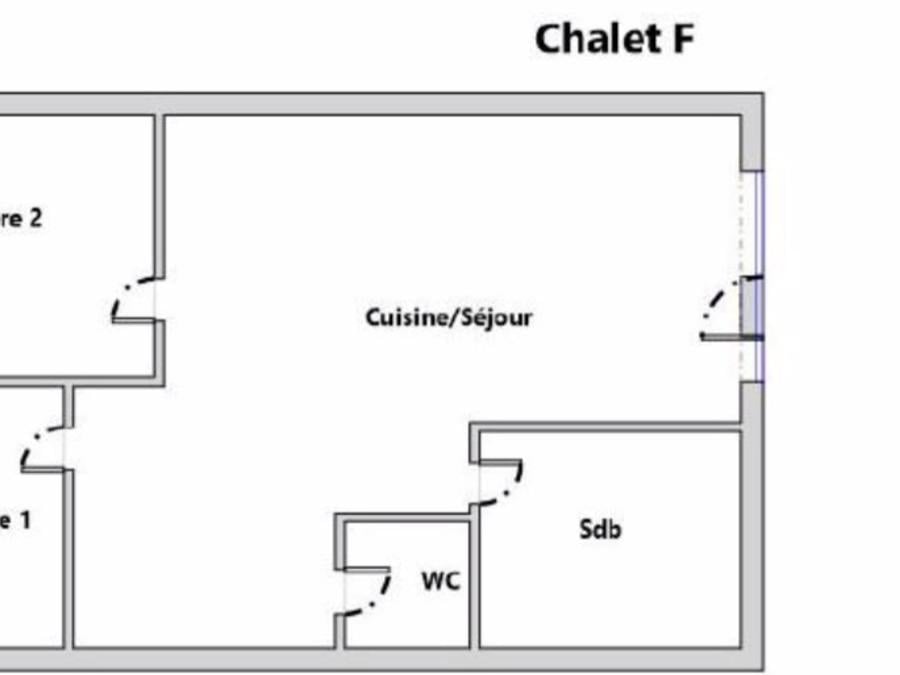 Chalet 5 personnes - Chalet Ker Mout 2 chambres 7