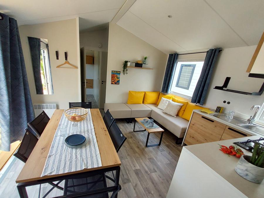 Mobilhome 8 personnes - Confort 4 chambres 1