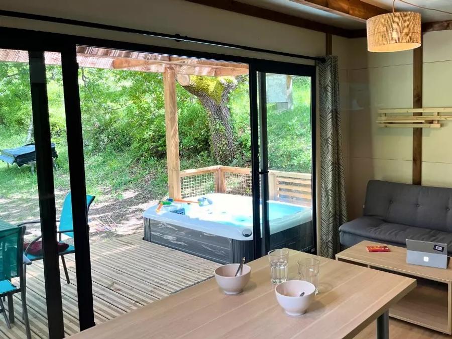 Mobilhome 5 personnes - Cottage Pantaïa 3 Pièces 5 Personnes Climatisé + TV + Jacuzzi 7
