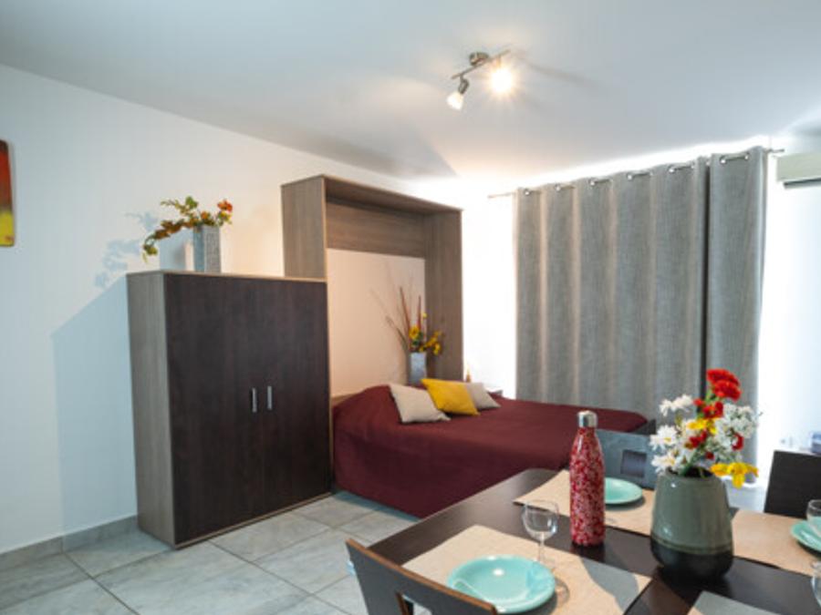 Studio 2 personnes - Chambre double studio confort 4