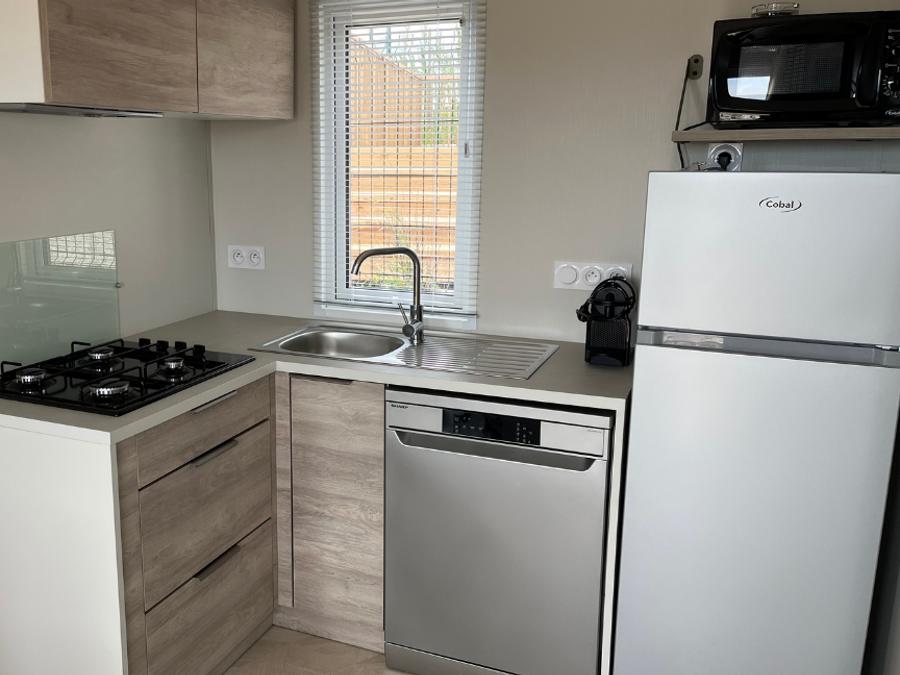 Mobilhome 10 personnes - TRIBU - 1 mobile-home 6 pers + 1 mobile-home 4 pers 6