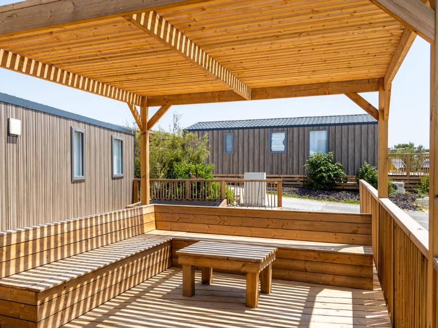 Mobilhome 10 personnes - TRIBU - 1 mobile-home 6 pers + 1 mobile-home 4 pers 2