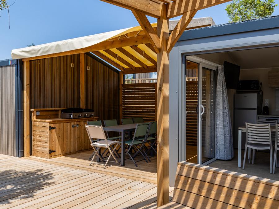 Mobilhome 10 personnes - TRIBU - 1 mobile-home 6 pers + 1 mobile-home 4 pers 12