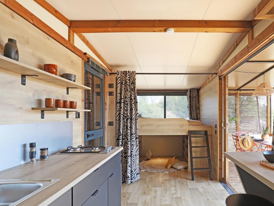 Bungalow toilé 4 personnes - Tiny House - 2 chambres + Terrasse 2