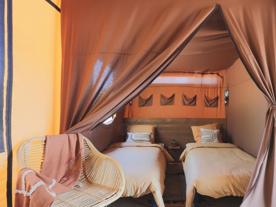 Bungalow toilé 4 personnes - Tiny House - 2 chambres + Terrasse 4