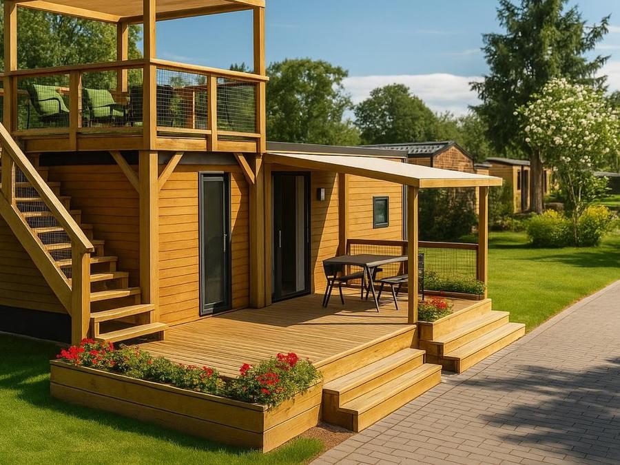 Mobilhome 6 personnes - Mobil home Prestige Plus vue mer - 3 Chambres - 32m² 1