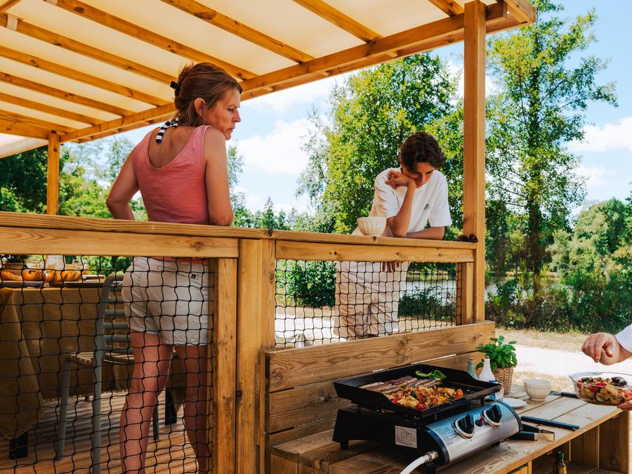 Mobilhome 6 personnes - Cottage Prestige 3 chambres 1