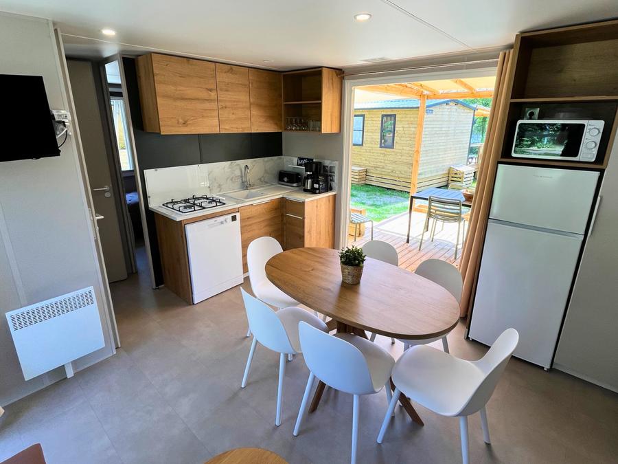 Mobilhome 6 personnes - Prestige Plus 3 chambres 33m² - Côté Jardin 2