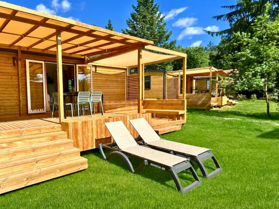 Mobilhome 6 personnes - Prestige Plus 3 chambres 33m² - Côté Jardin 11