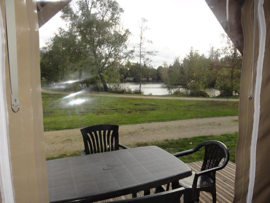 Tente en toile et en bois 4 personnes - Insolite Tente Lodge sans sanitaires 2 chambres 25m² 4