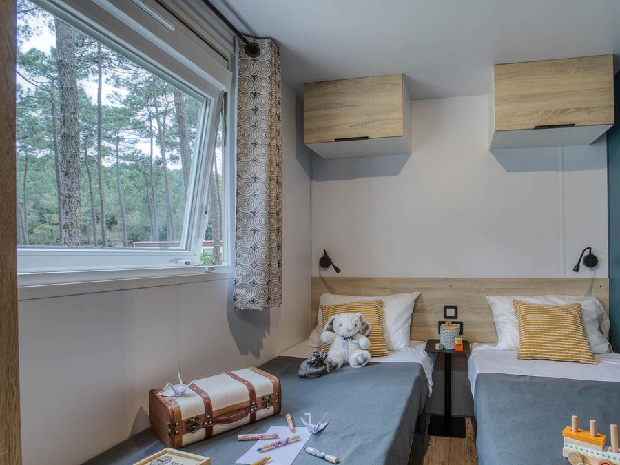 Mobilhome 4 personnes - Confort - 2 chambres - Clim. 3