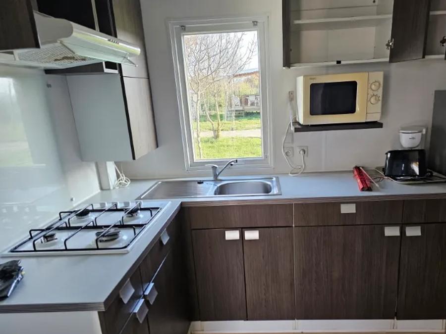 Mobilhome 6 personnes - Mobil Home Aqua 3ch 6persTerrasse Semi-Couverte Clim TV 1