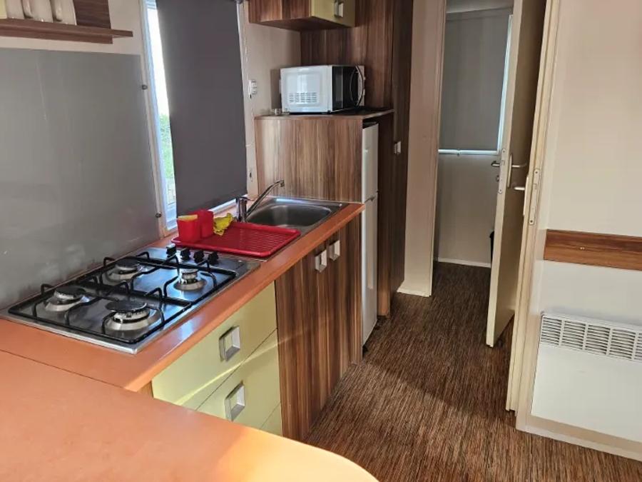 Mobilhome 4 personnes - Mobil Home Aqua 2ch 4pers Terrasse Semi-Couverte Clim TV 1