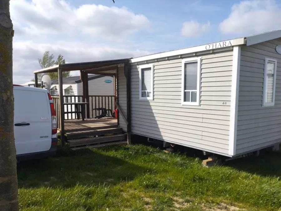 Mobilhome 2 personnes - Mobil Home Aqua 1ch 2pers Terrasse Semi-Couverte Clim TV 0