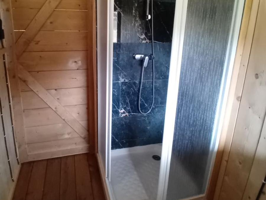 Tente en toile et en bois 4 personnes - Woody 25 Confort Safari Lodge Tente Salle de bain - 2 chambres 15