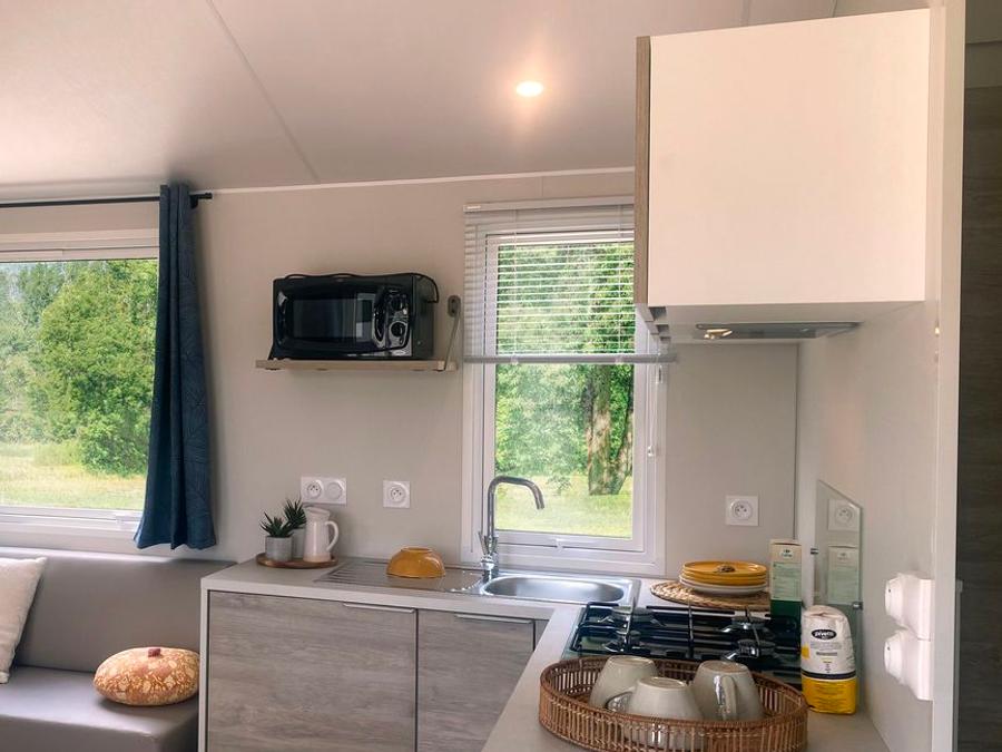 Mobilhome 8 personnes - Mobil-home premium 4 chambres 40m² 1