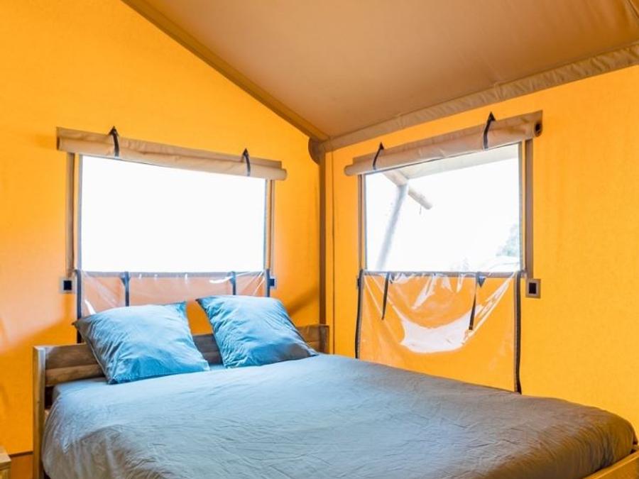 Tente en toile et en bois 5 personnes - Tente Lodge - 35 m² - 2 chambres 7