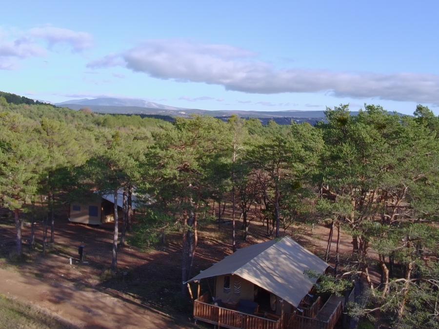 Tente en toile et en bois 4 personnes - Tente Lodge - 35 m² - 2 chambres - PMR 4