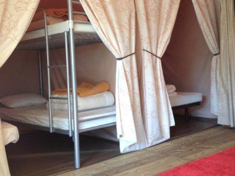 Tente en toile et en bois 5 personnes - Tente Safari 5