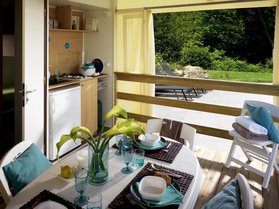 Bungalow toilé 4 personnes - Cabane ROBINSON 2 chambres (superficie 21m² - sans sanitaires) 0