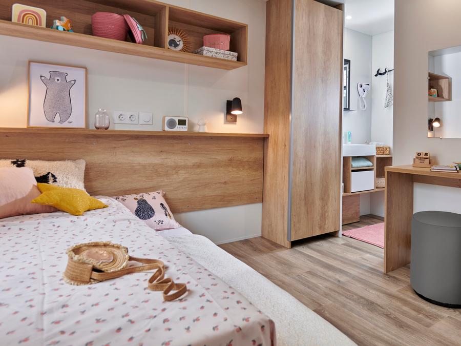 Mobilhome 6 personnes - Luxe SPA - 2 chambres - 2 salles de bains - 2 WC - CLIM - TV + Lave vaisselle + Jacuzzi 5