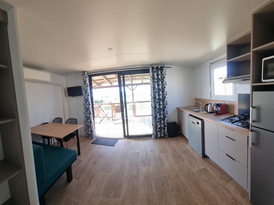 Mobilhome 4 personnes - Mobilhome premium AVEC VUE et climatisation 2 chambres 4 personnes 9