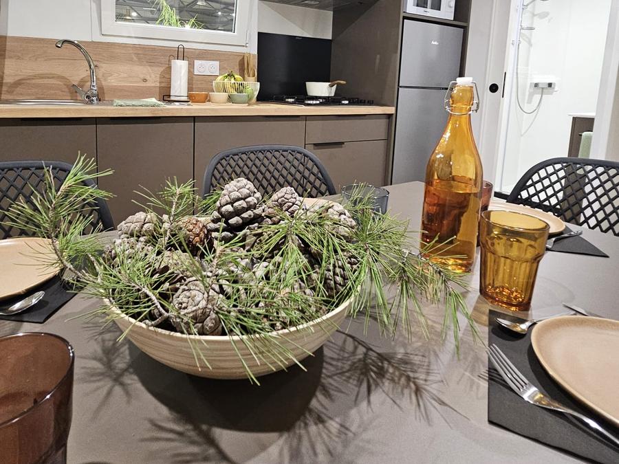 Mobilhome 4 personnes - Mobilhome premium AVEC VUE et climatisation 2 chambres 4 personnes 4