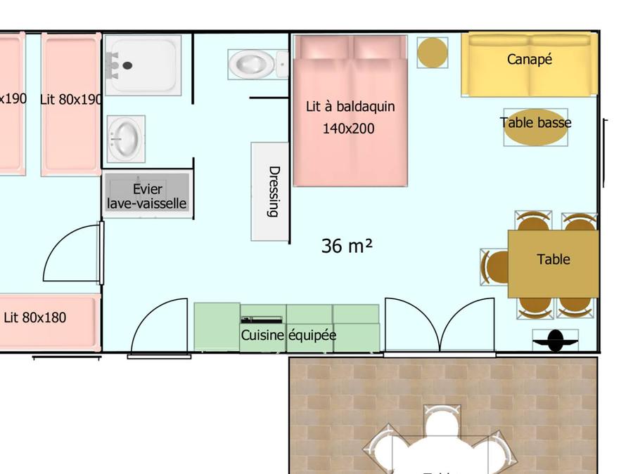 Maison 5 personnes - Cottage Confort 7