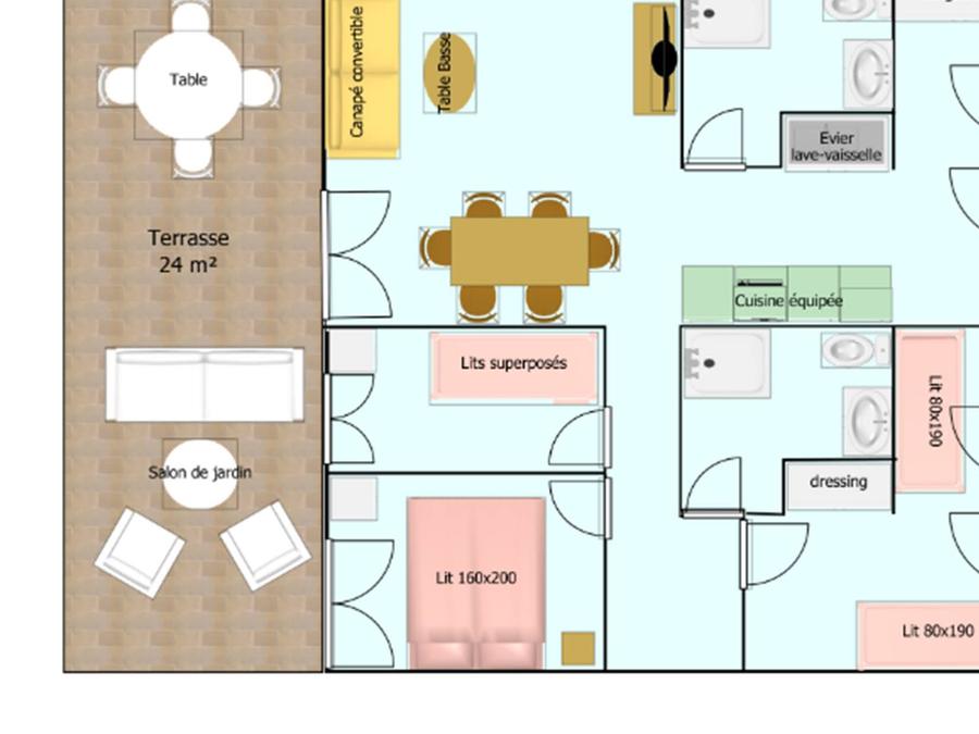Maison 8 personnes - COTTAGE PREMIUM 10