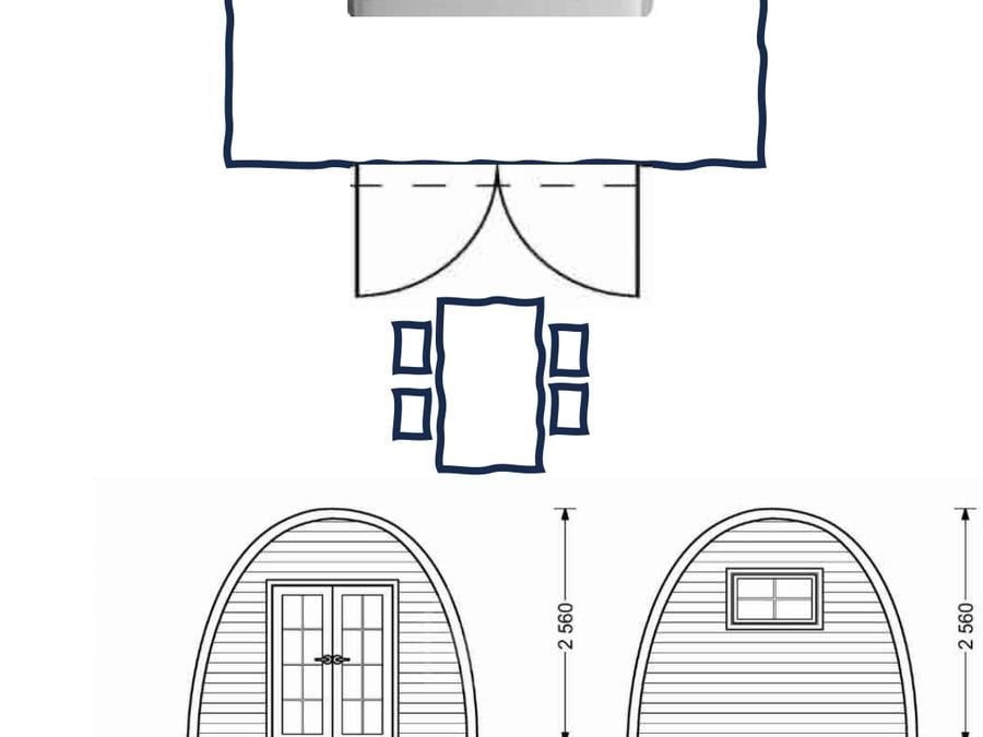 Tiny house 2 personnes - Insolite POD ( 1 ou 2 personnes ) 4