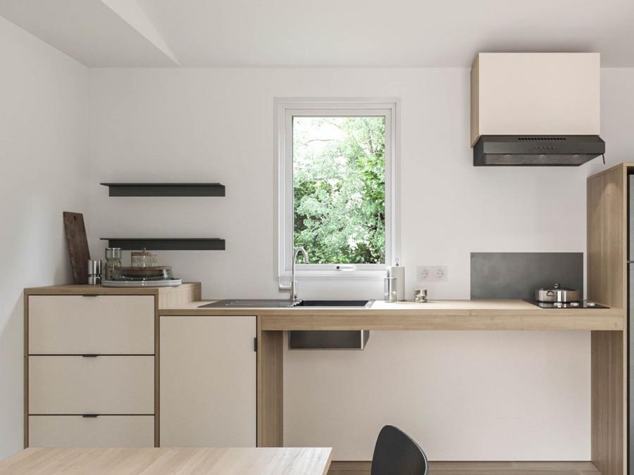Mobilhome 4 personnes - CONFORT 2 chambres 4 personnes clim PMR 1