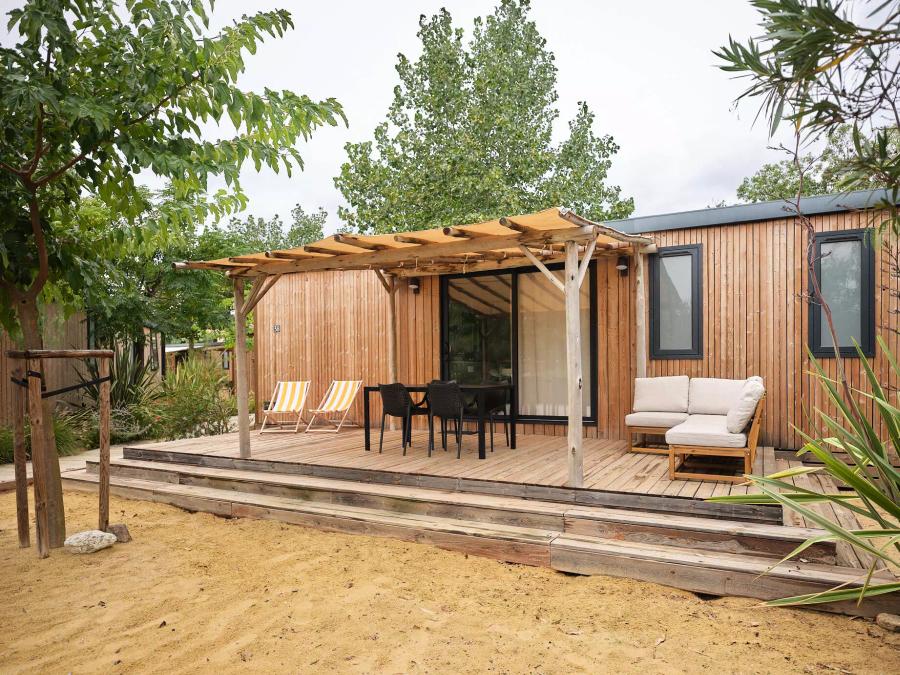 Mobilhome 4 personnes - Cottage Roussane 3 Pièces 4 Personnes Climatisé + TV 2sdb 0