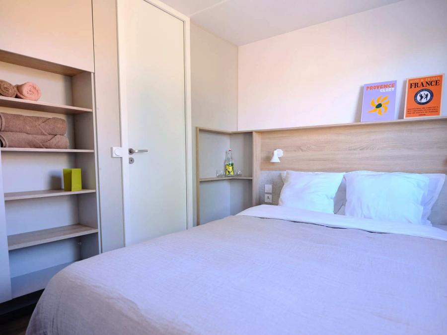 Mobilhome 4 personnes - Cottage Roussane 3 Pièces 4 Personnes Climatisé + TV 2sdb 4