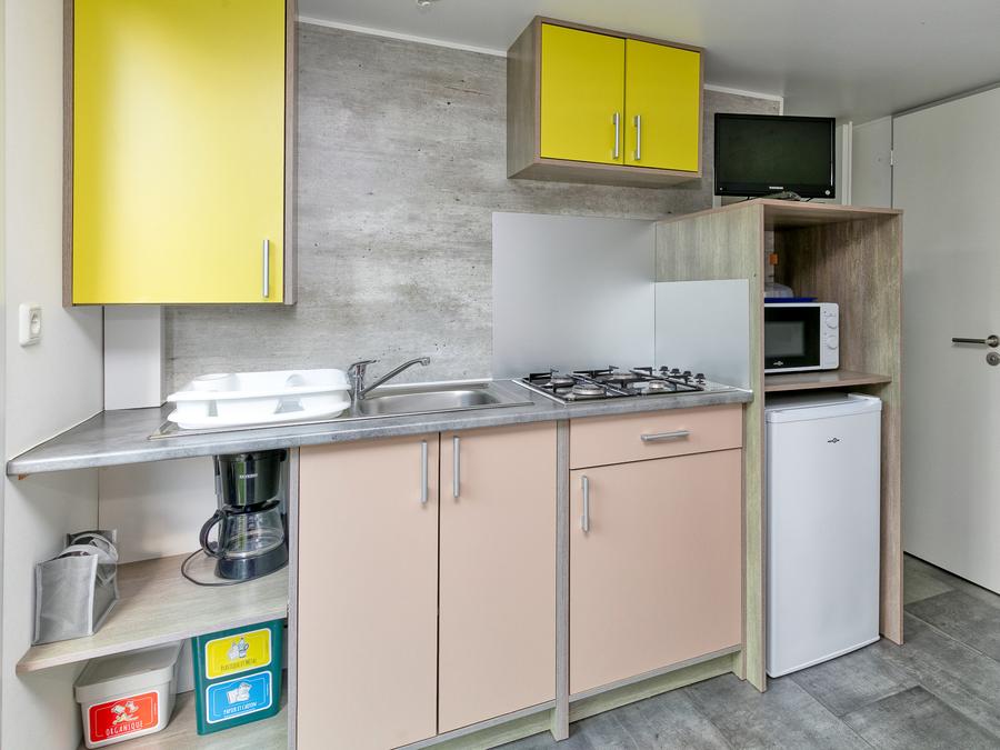Mobilhome 4 personnes - Mobil-Home Confort Glycine - 2 ch. - TV 1