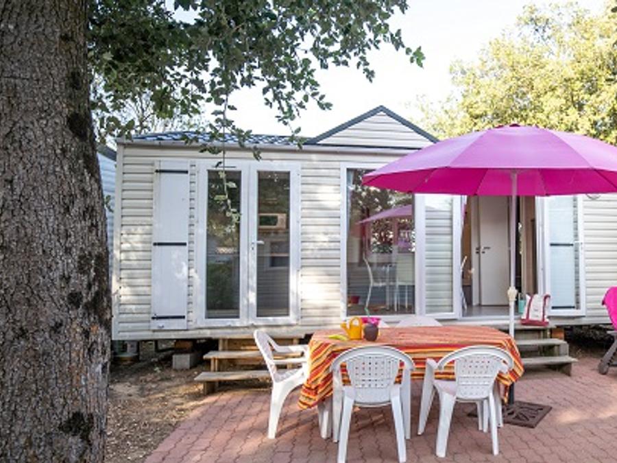 Mobilhome 4 personnes - Cottage Grand Confort Glenans 31m² - 2 chambres / Terrasse au sol 0