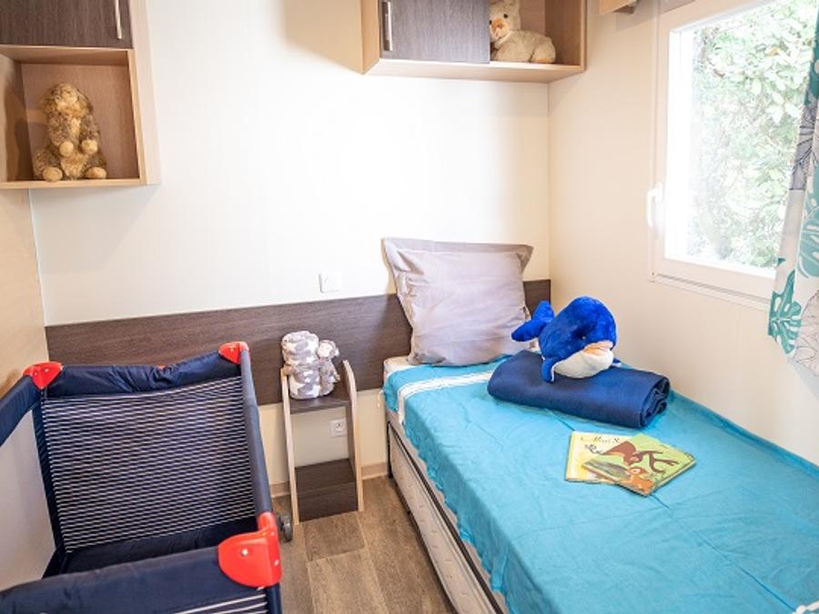Mobilhome 4 personnes - Cottage Grand Confort Glenans 31m² - 2 chambres / Terrasse au sol 1