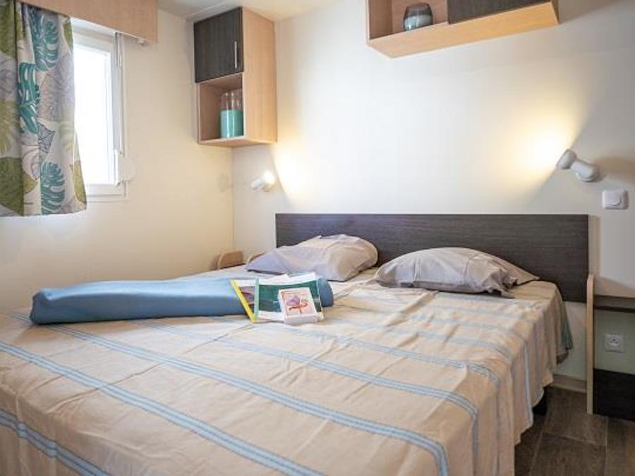 Mobilhome 4 personnes - Cottage Grand Confort Glenans 31m² - 2 chambres / Terrasse en bois couverte 8