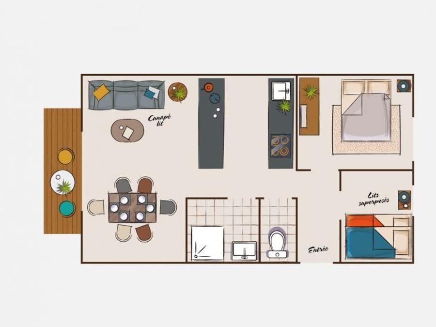 Appartement 6 personnes - Appartement 3