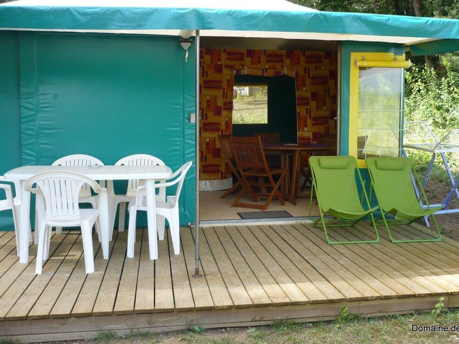 Tente 5 personnes - Kanada Confort avec cabine de douche et toilettes 0