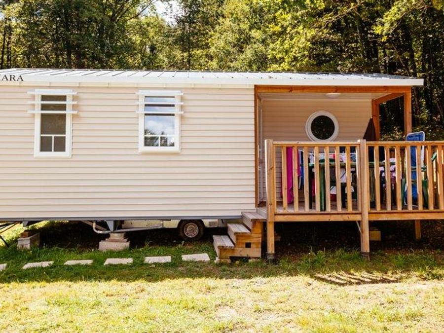 Mobilhome 4 personnes - Premium Capucine - 2 Chambres + terrasse semi-couverte 0