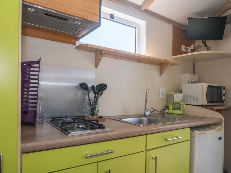 Hébergement 4 personnes - Roulotte cosy 4 places 5
