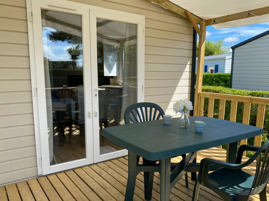 Mobilhome 2 personnes - 1 chambre - terrasse couverte 1