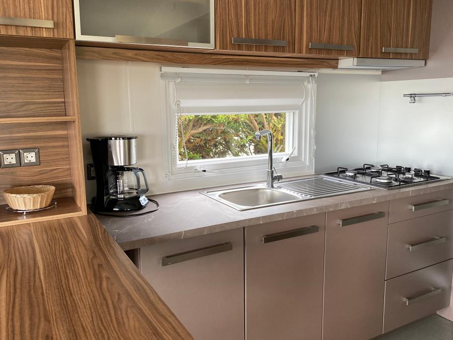 Mobilhome 4 personnes - 2 chambres - terrasse couverte - Prestige 5