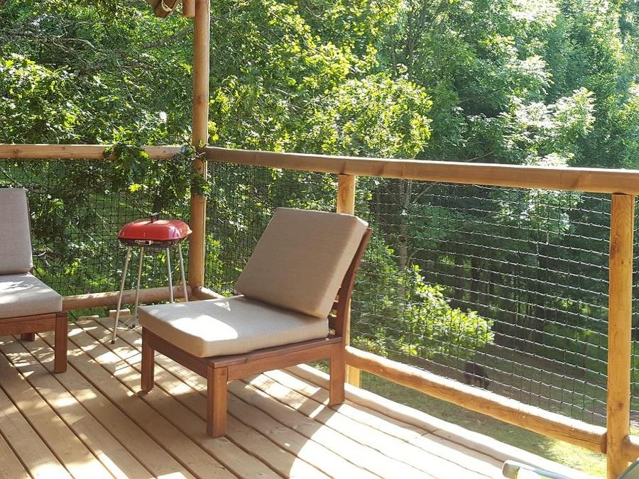 Hébergement 5 personnes - Cabane Lodge Perchée 39m² 2 chambres - Arrivée le Samedi en Juillet et Août 3