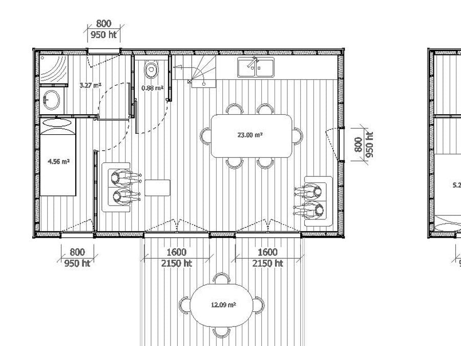 Gîte 6 personnes - Maison POP gîte 9