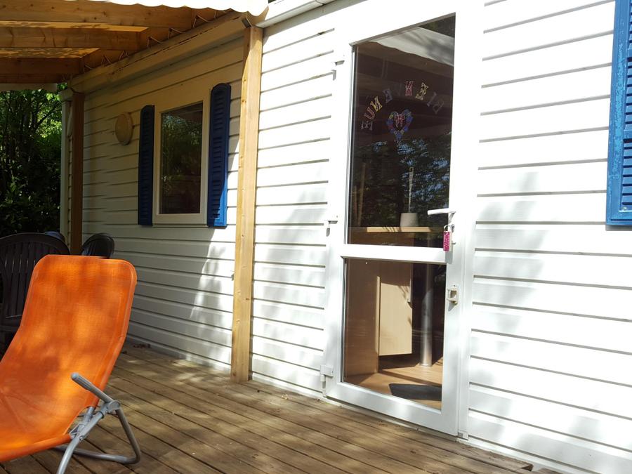 Mobilhome 5 personnes - Mobil-home Grand Confort Lilas 28m² 2 chambres - Arrivée le Dimanche en Juillet et Août 2