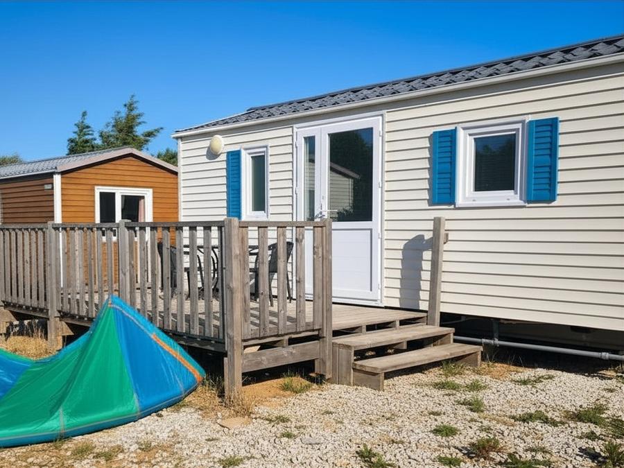 Mobilhome 4 personnes - 4 couchages avec grande terrasse (avec clim) 0